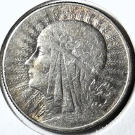 5 złotych 1934 Głowa kobiety II RP - Srebro