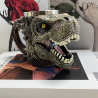 Kubek Retro z Głową Dinozaura