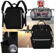 PLECAK DO SAMOLOTU PETERSON DAMSKI MIEJSKI SPORTOWY TORBA NA LAPTOPA USB