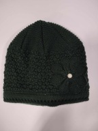 CZAPKA DAMSKA ZIMOWA CIEMNA ZIELEŃ TN nr 111B