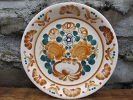 Ozdobny Talerz do Powieszenia_FAJANS WŁOCŁAWEK PRL_ 3