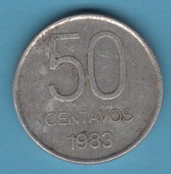 (1AR54) Argentyna 50 centavo, 1983
