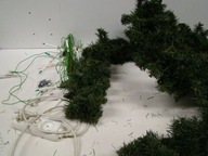 Girlanda świąteczna choinkowa stroik + zestaw 55zł