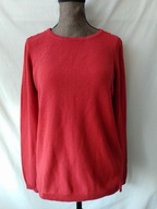 Sweter czerwony "ryżowy" - M
