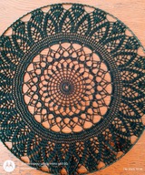 Serwetka szydełk.na obręczy met.45 cm