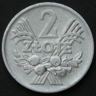 Polska 2 złote 1974 - kłosy jagody