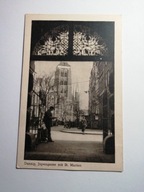 GDAŃSK 1935- DANZIG - WIDOK NA BAZYLIKE MARIACKĄ