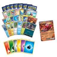 Zestaw Karty POKEMON TCG 100 szt + KARTA EX + 10 HOLO + 6 ENERGII Mix Kart