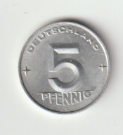 NRD 5 pfennig 1952 A piekny stan