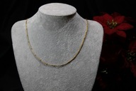 ŁAŃCUSZEK ZE STALI CHIRURGICZNEJ 316L POZŁACANY