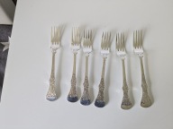 Widelce posrebrzane stare