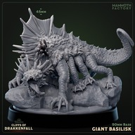 Giant Basilisk - CoD - figurka RPG DnD D&D - druk 3D 14K