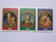 San Marino - Boże Narodzenie 1983 - malarstwo - Mi. 1288-90 ** trójka