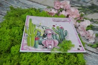 KARTKA HANDMADE - "KOCHAMY LAMY"