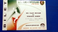 BILET ŚLĄSK WROCŁAW - WYBRZEŻE GDAŃSK 2001