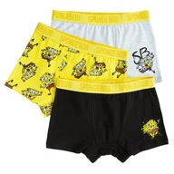 Cool, Majtki bokserki chłopięce, SpongeBob, 3 szt., 170 / 176 cm