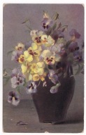 Kwiaty Bratki w wazonie ok.1906r. Martwa natura 586k