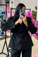 Marynarka La Milla czarna z wycięciami M