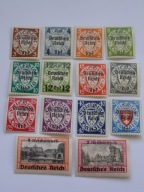 Niemcy - nadruk na znaczkach WM Gdańska - Mi. 716-29 *