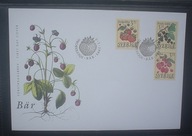 KOPERTA FDC Mi 1862 - 1864 ** SZWECJA OWOCE