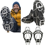 RACZKI MOCNE 36-40 CZARNE DO BUTÓW ANTYPOŚLIZGOWE TURYSTYCZNE