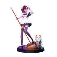 Figurka 3D - Dandadan! - Momo Ayase Maid- 16K- 28 cm - Serik