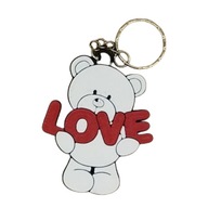 Brelok MIŚ LOVE na walentynki - idealny prezent walentynkowy