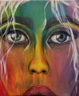 Obraz na płótnie ,,Oczy''