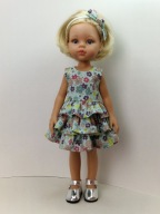 Ubranko sukienka dla lalki Paola Reina 32cm spódnica bluzeczka