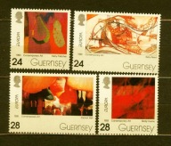 Guernsey** EUROPA, współczesne malarstwo Mi 608-11