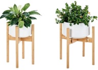 STOJAK NA KWIATY DONICZKI REGULOWANY 18-30cm BAMBUS LOFT