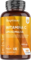 LIPOSOMALNA WITAMINA C 1000 mg 180 kaps. DZIKA RÓŻA, WEGAŃSKA, ODPORNOŚĆ