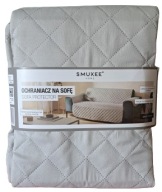Narzuta Smukee poliester 220 cm x 179 cm szary