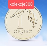 1 grosz 2013 MW mennicze z woreczka