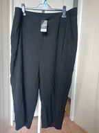 spodnie dżins materiał esmara 52 na gumie rybaczki nowe z metką wysoki stan