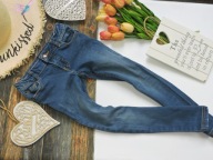 Cubus - denimowe rurki jeans r 116