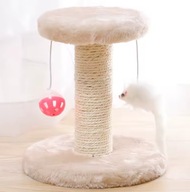 Drapak, drapak dla kota z platformą z pluszu + zabawki