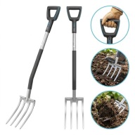 WIDŁY DO KOPANIA CELLFAST ENERGO STAL BOROWA ERGONOMICZNE 123 CM