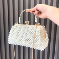 TOREBKA ELEGANCKA LUKSUSOWA MAŁA RĘCZNIE TKANA RETRO LUKSUSOWA BANKIETOWA