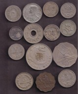 Orient - ciekawsze i starsze - miks - zestaw 14 monet