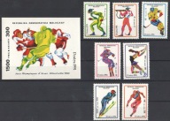 Madagaskar Mi. 1338-1344 blok 174 czyste ** - sport