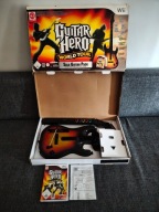 GITARA GUITAR HERO WORLD TOUR WII KARTON+GRA+PASEK STAN BDB SOLO GUITAR