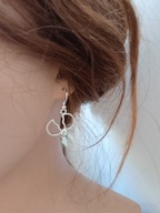 Kolczyki nożyczki krawcowej