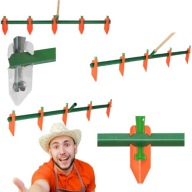 ZNACZNIK OGRODOWY DO SIEWU REGULOWANY 5 ZĘBNY WYZNACZNIK GRZĄDEK RZĘDÓW