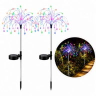 2x Lampa solarna dmuchawiec fajerwerki 150 LED ogrodowa IP65