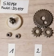 niszczarka SIGMA DS155 zebatki