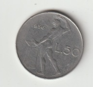 Wlochy 50 lirow 1956