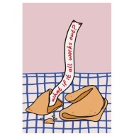 Plakat „What If It All Works Out?” – Ilustracyjny Plakat Motywacyjny