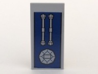 LEGO Ninjago 87079pb0808 tile 2x4 runa naklejka