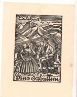 KAZIMIERZ WISZNIEWSKI, EX LIBRIS GINO SABATTINI